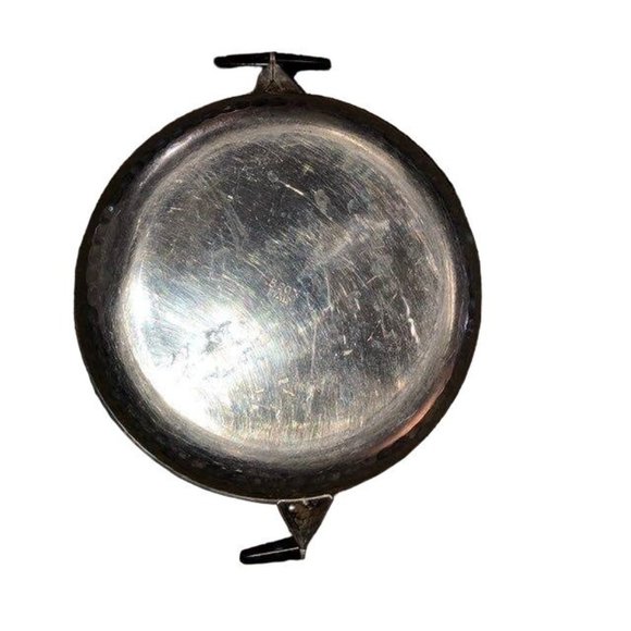 Vintage Hammered Casserole Covered Dish Used MCM - Picture 8 of 12